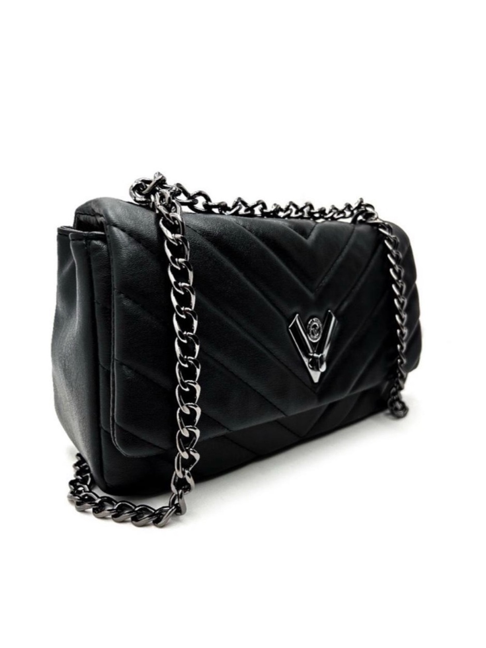 Valentino Orlandi Black Shoulder Purse